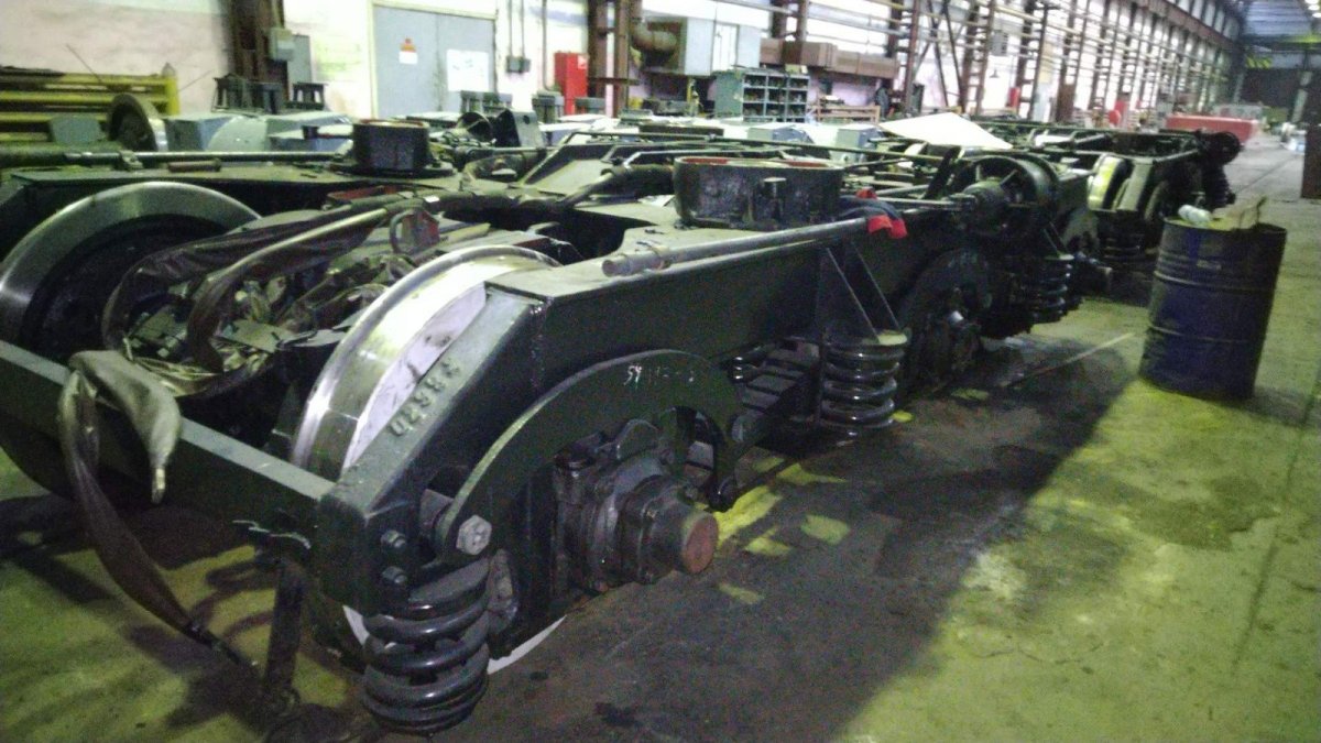 Челюстная тележка тепловоза тэм2