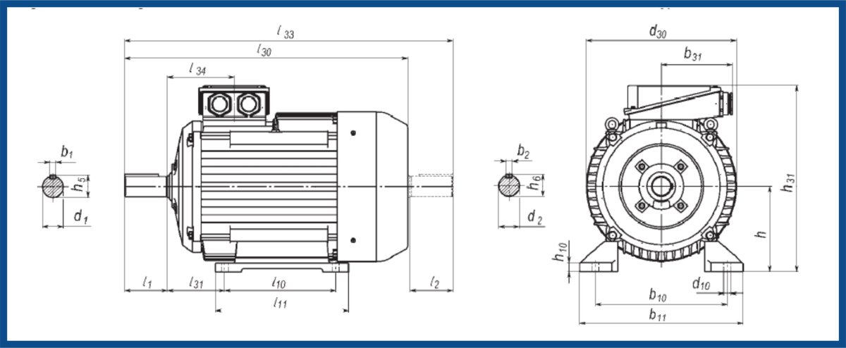Электродвигатель АИР 250 м4 im1081