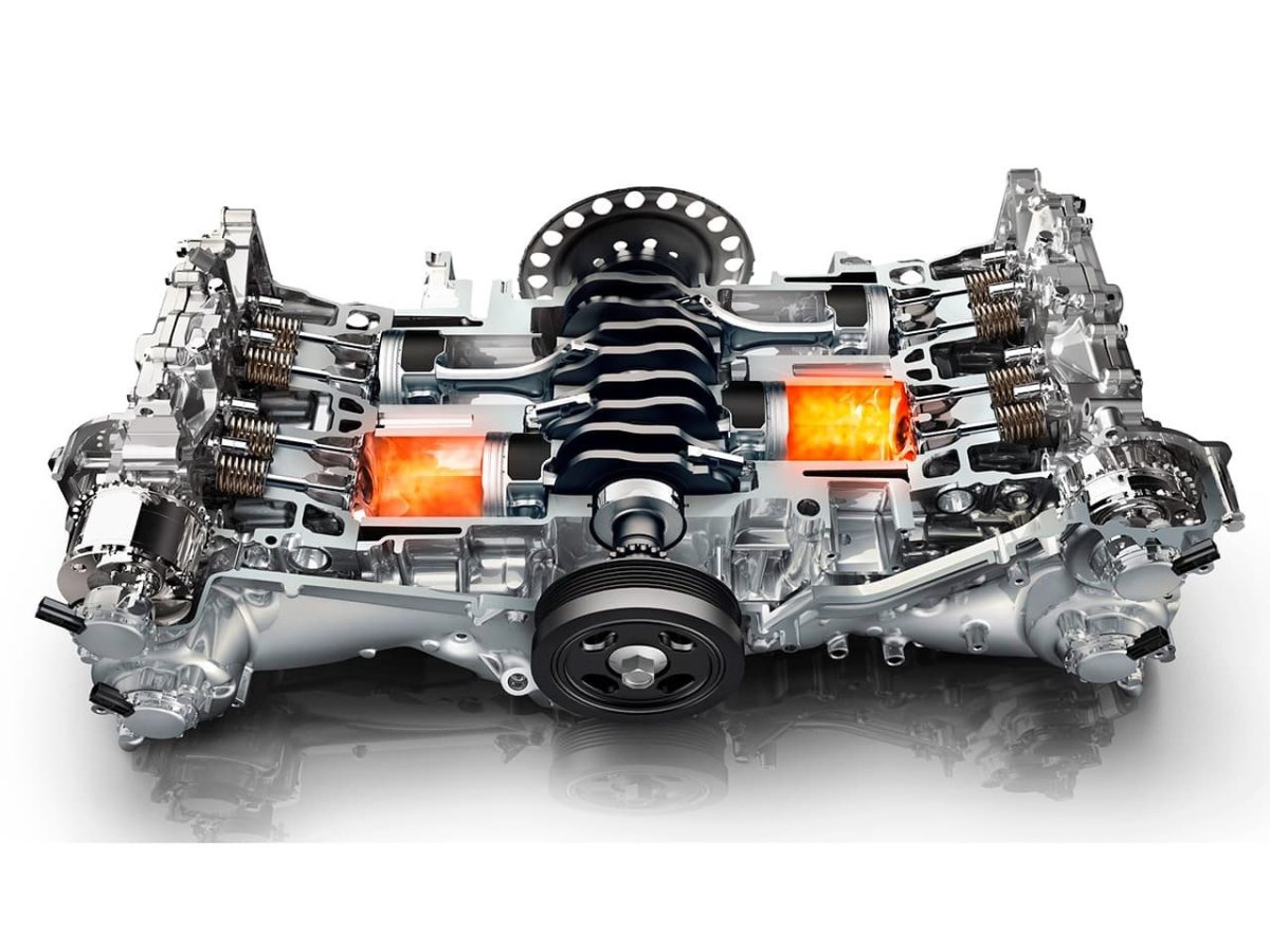 Оппозитный мотор Субару