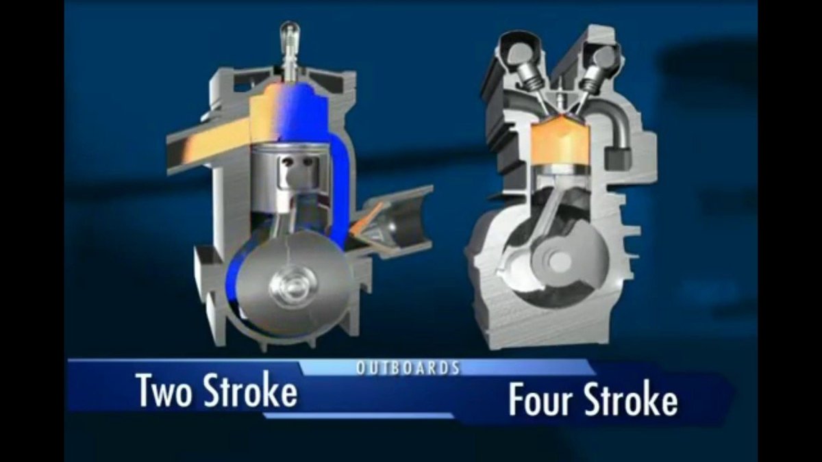 2х тактный двигатель и 4х тактный