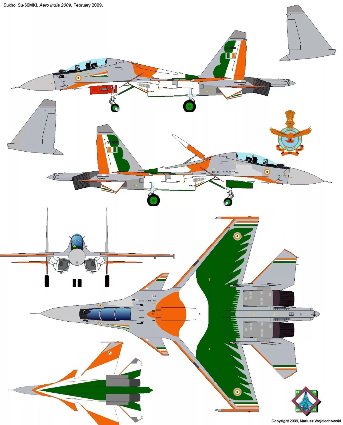 Схема окраски Су-30мки