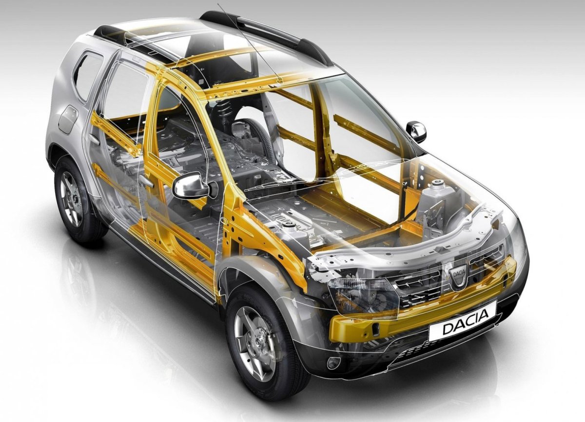 Renault Duster каркас кузова