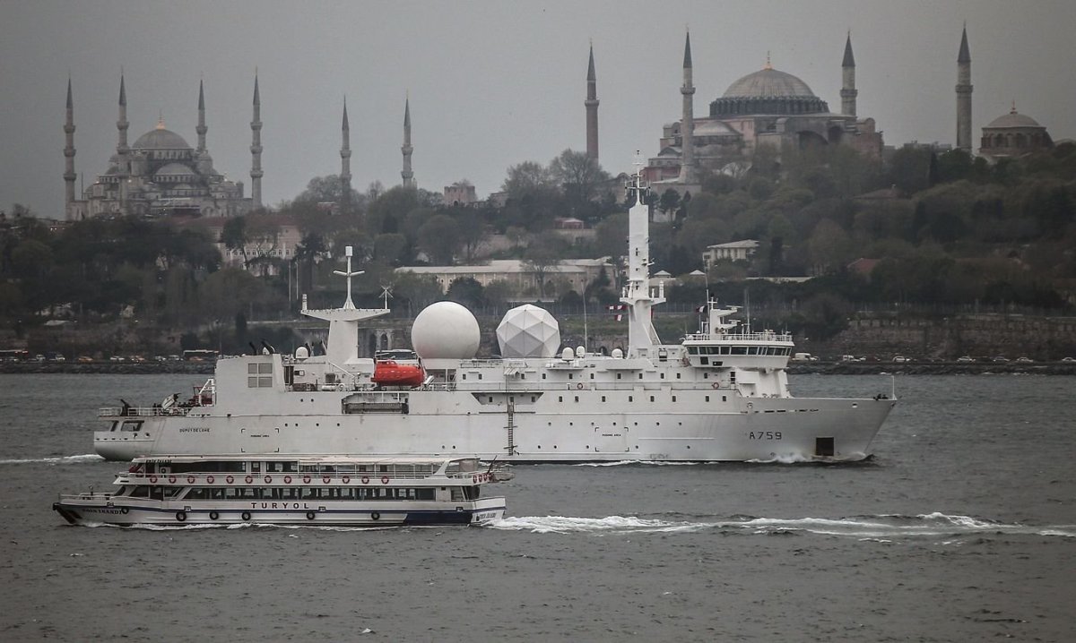 Марьята ВМС Норвегии разведывательный корабль