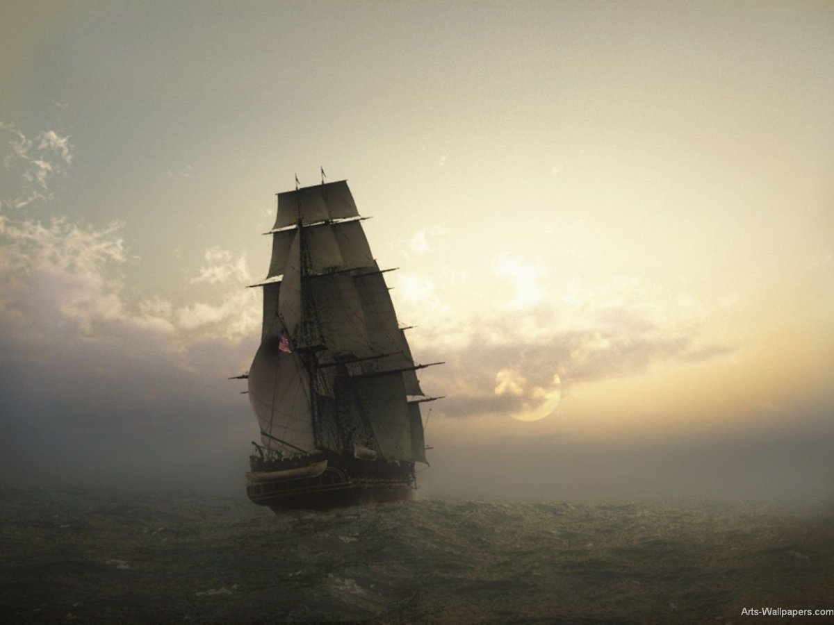 Парусник в тумане