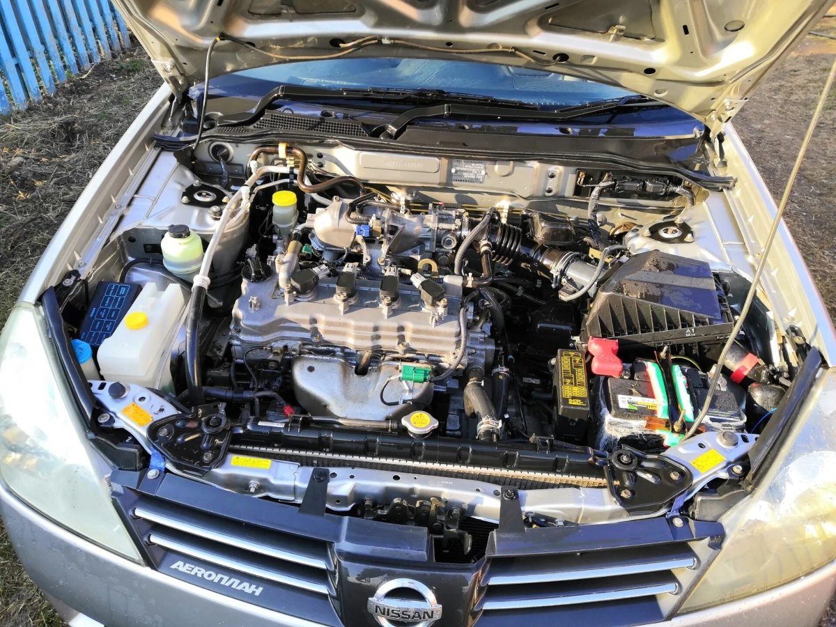 Nissan Wingroad y11 под капотом