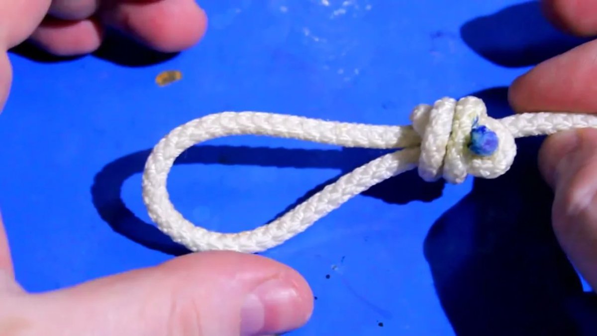 Морской узел петля самозатягивающиеся