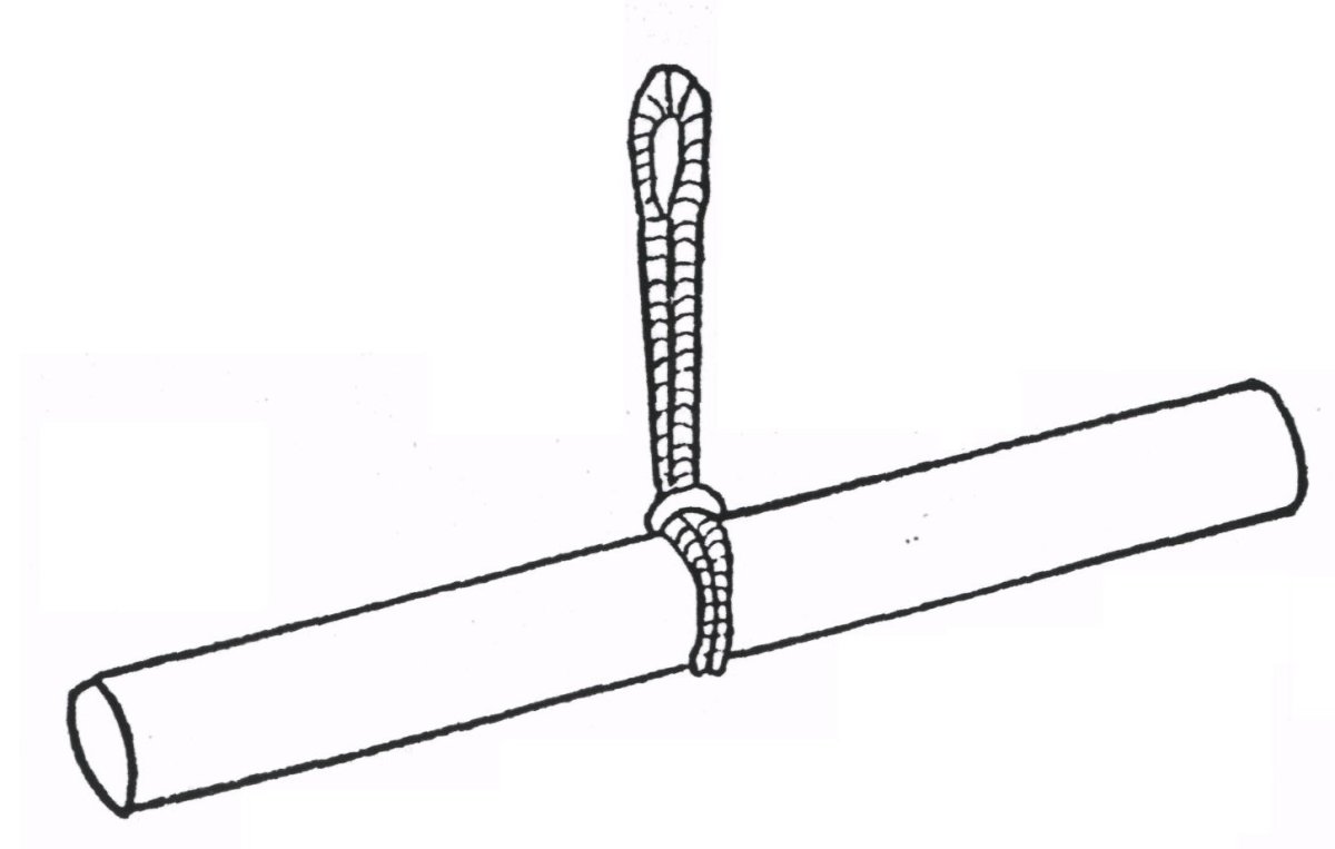 Схема строповки труб