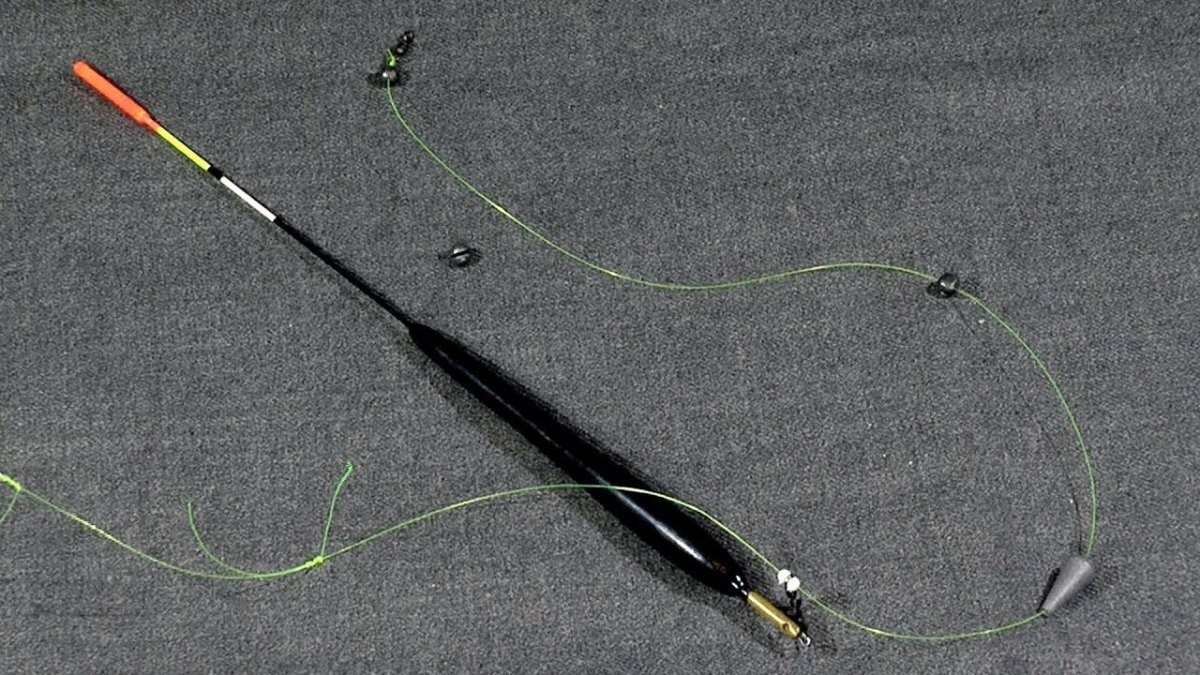 Матчевая снасть со скользящим поплавком