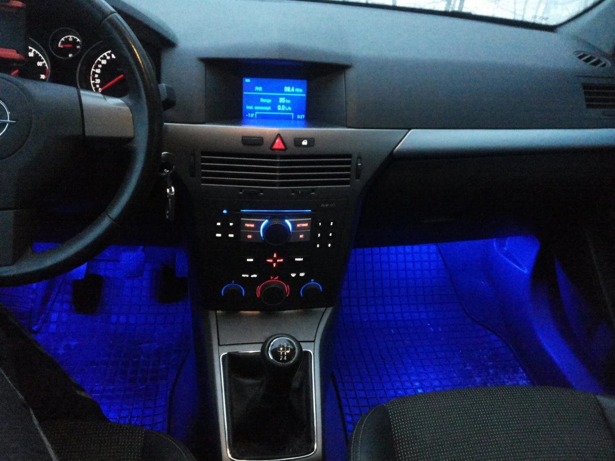 Astra h Пересвет салона