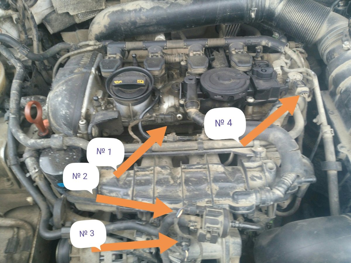 Датчик распредвала Passat b6