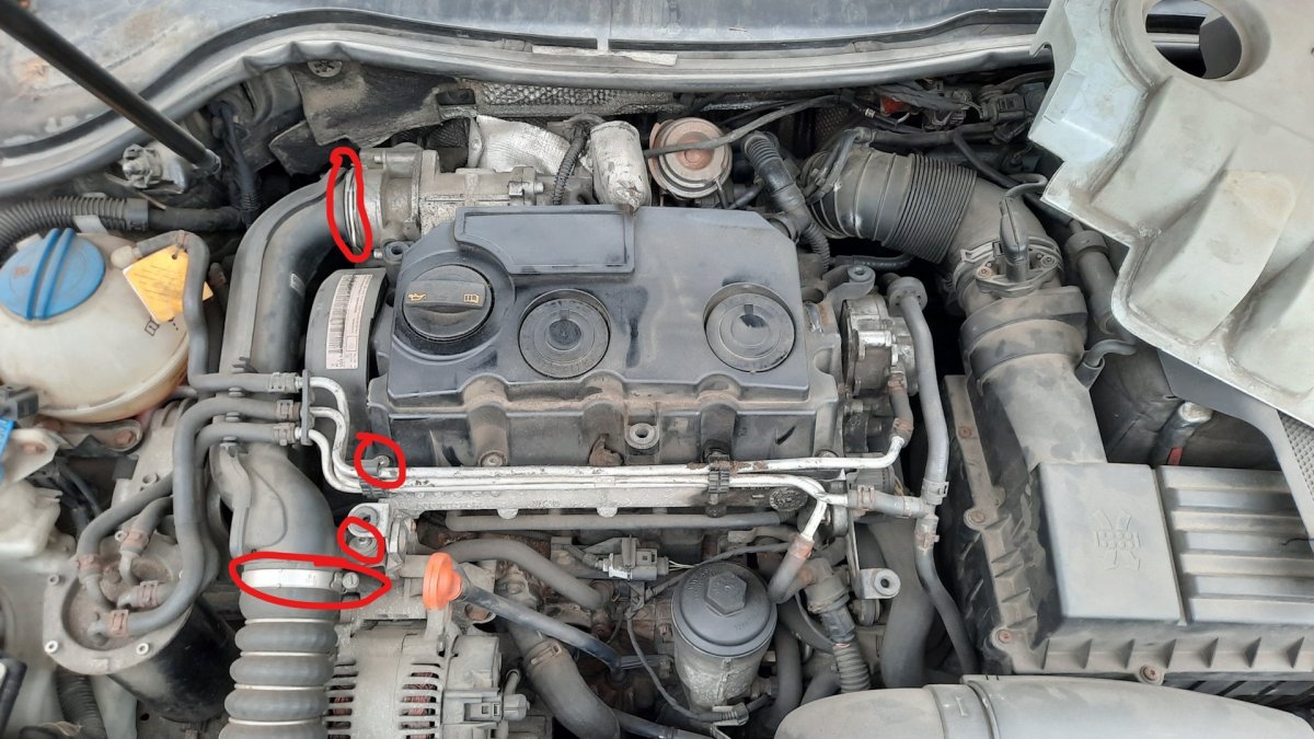 Датчик коленвала Пассат б6