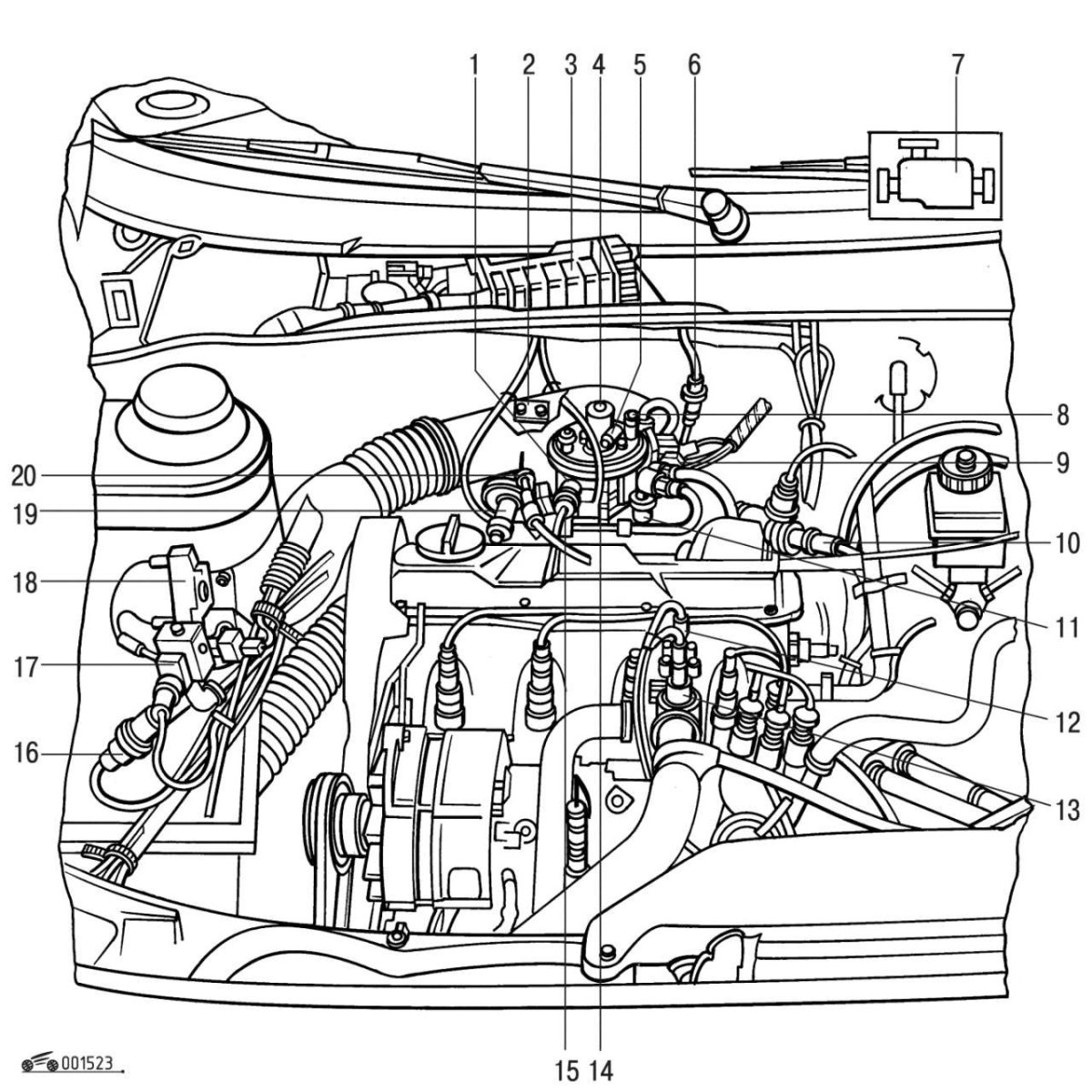 Топливная система Пассат б3 1.8 моно