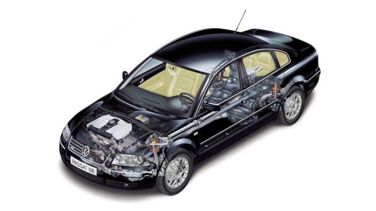 W8 двигатель Фольксваген Пассат b5