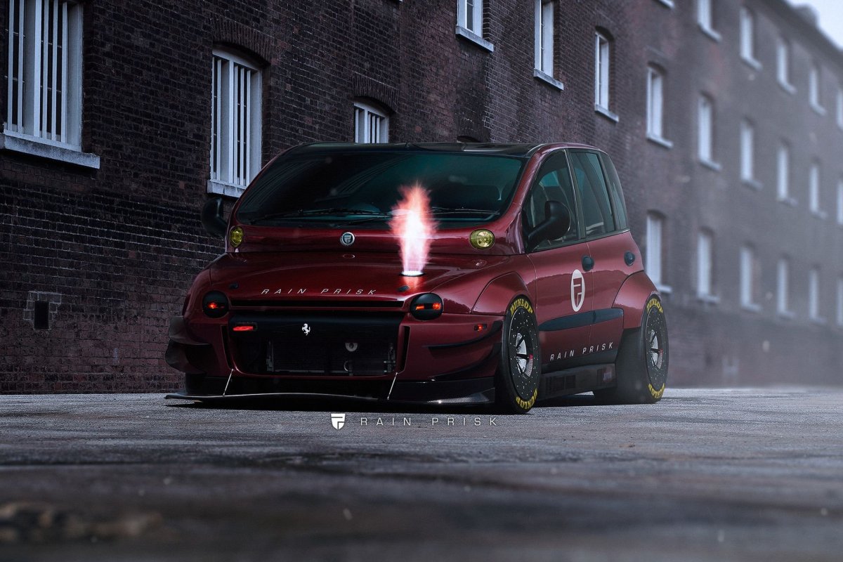 Фиат Мультипла дрифт