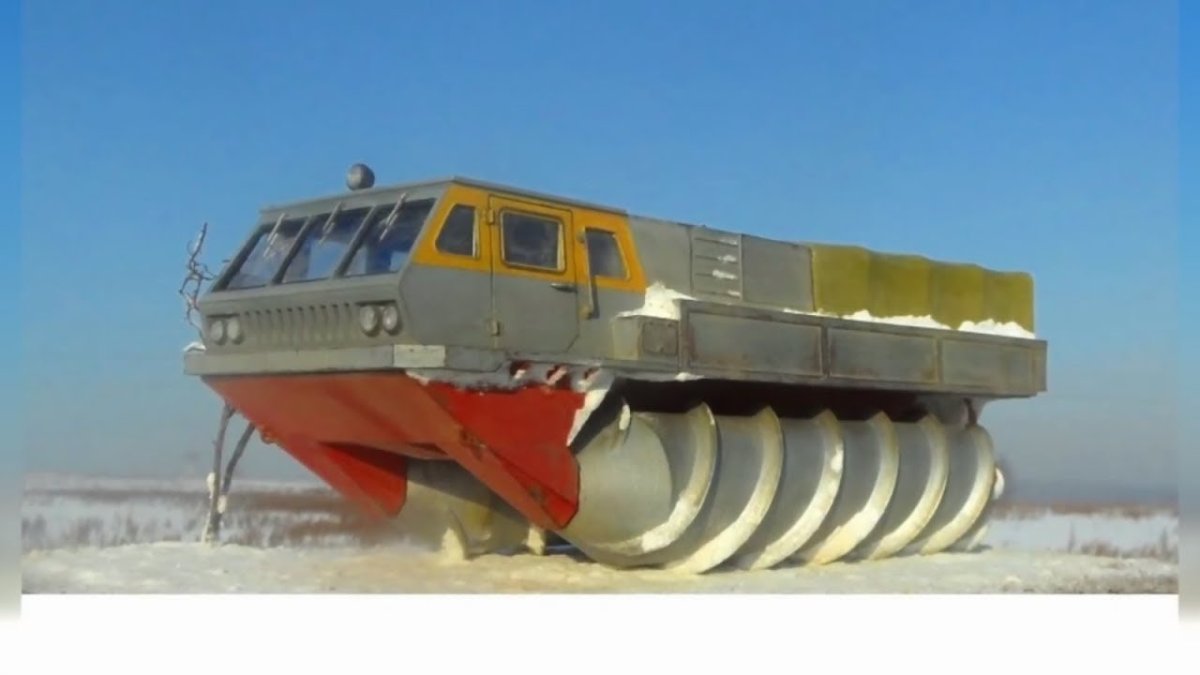 Шнекороторный вездеход ЗИЛ-4904