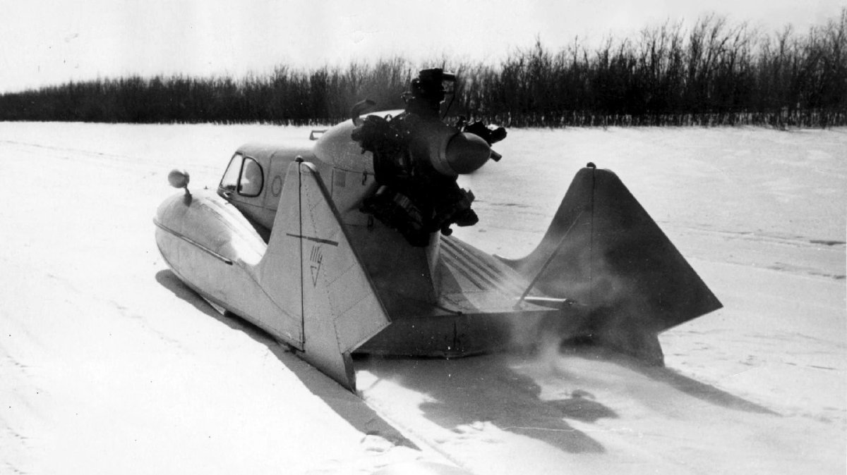 Аэросани-амфибия Туполева