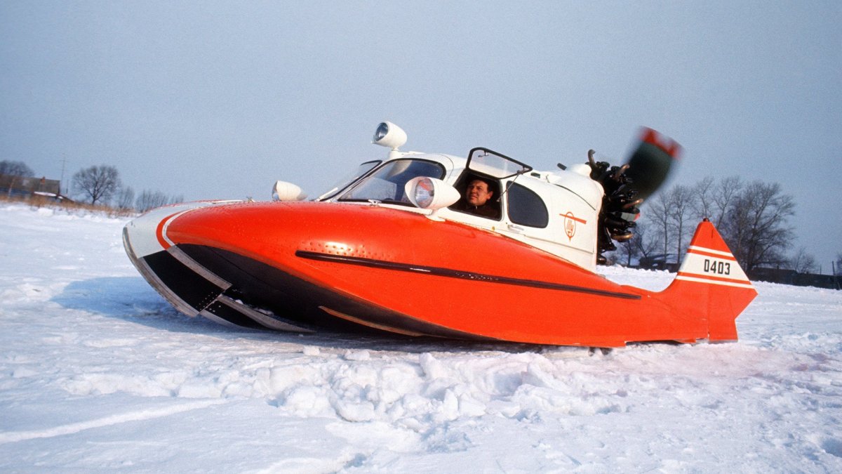 Аэросани-глиссер а-3.