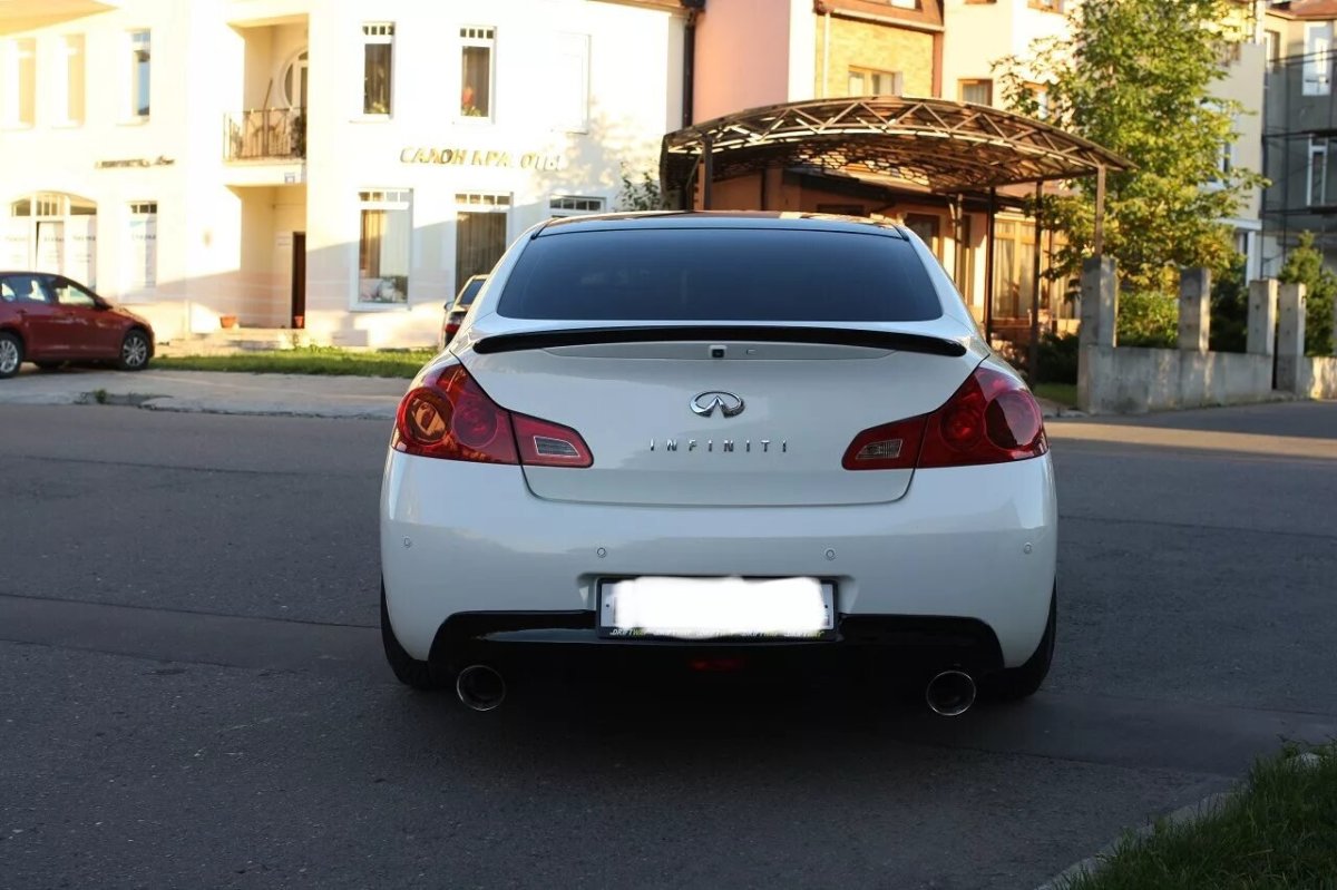 Диффузор заднего бампера Инфинити g25