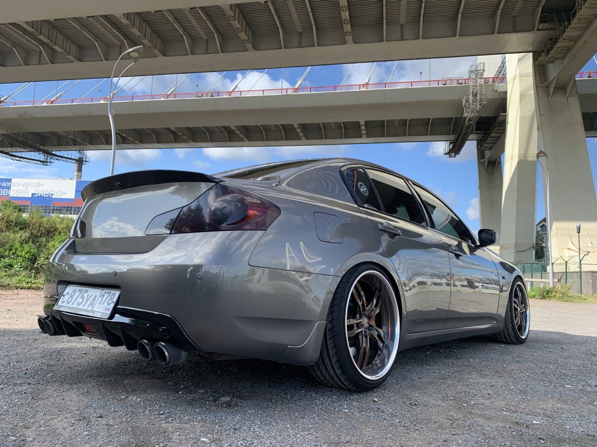 Выхлоп Инфинити g25