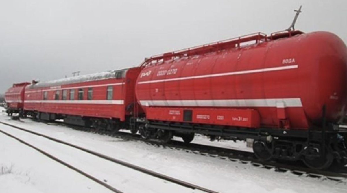 Пожарный поезд фото