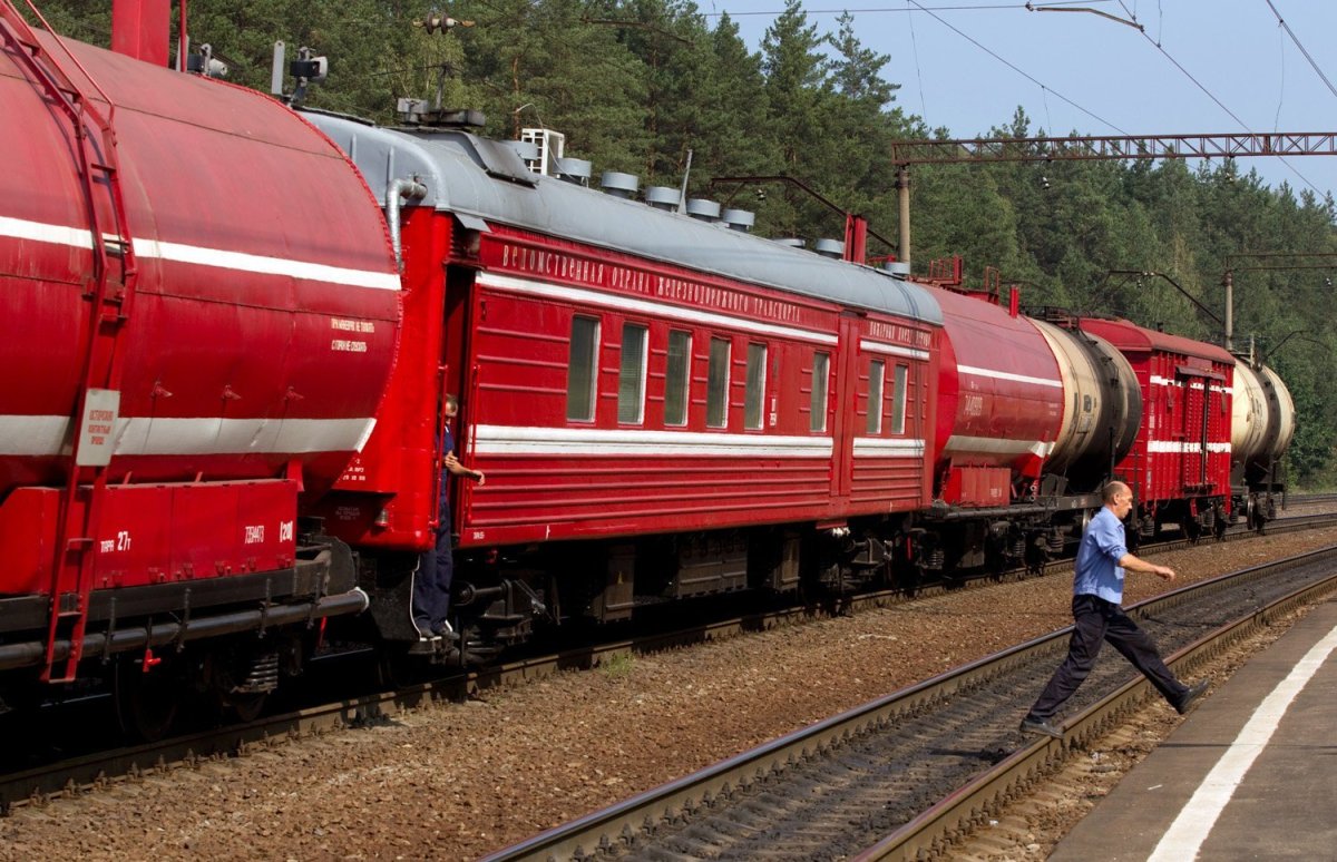 Пожарный поезд Бологое