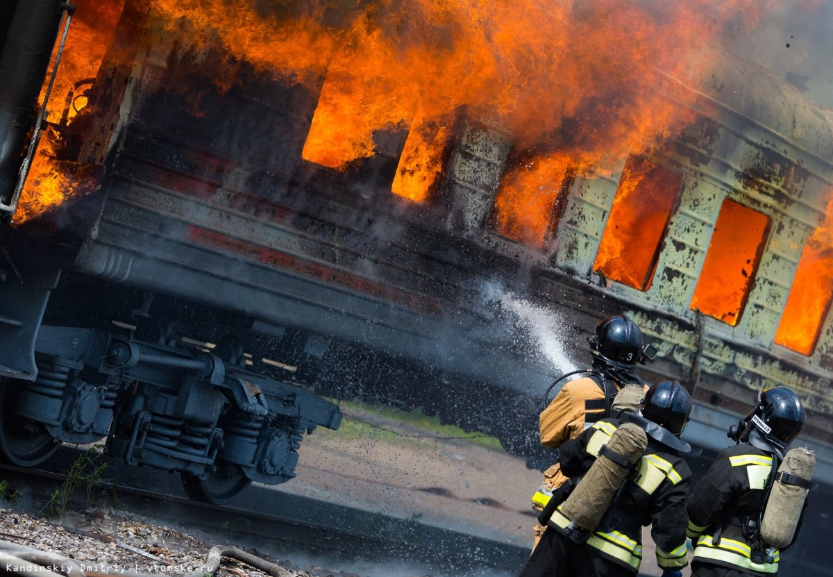 Тушение пожаров на ЖД