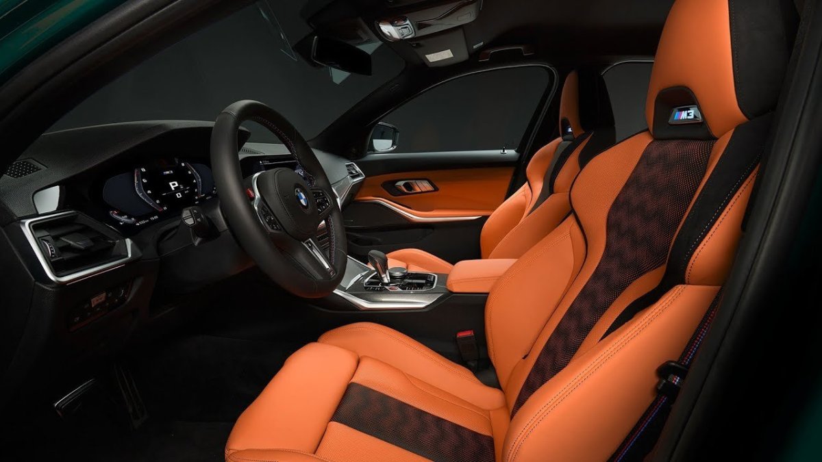 BMW m3 Competition 2021 салон