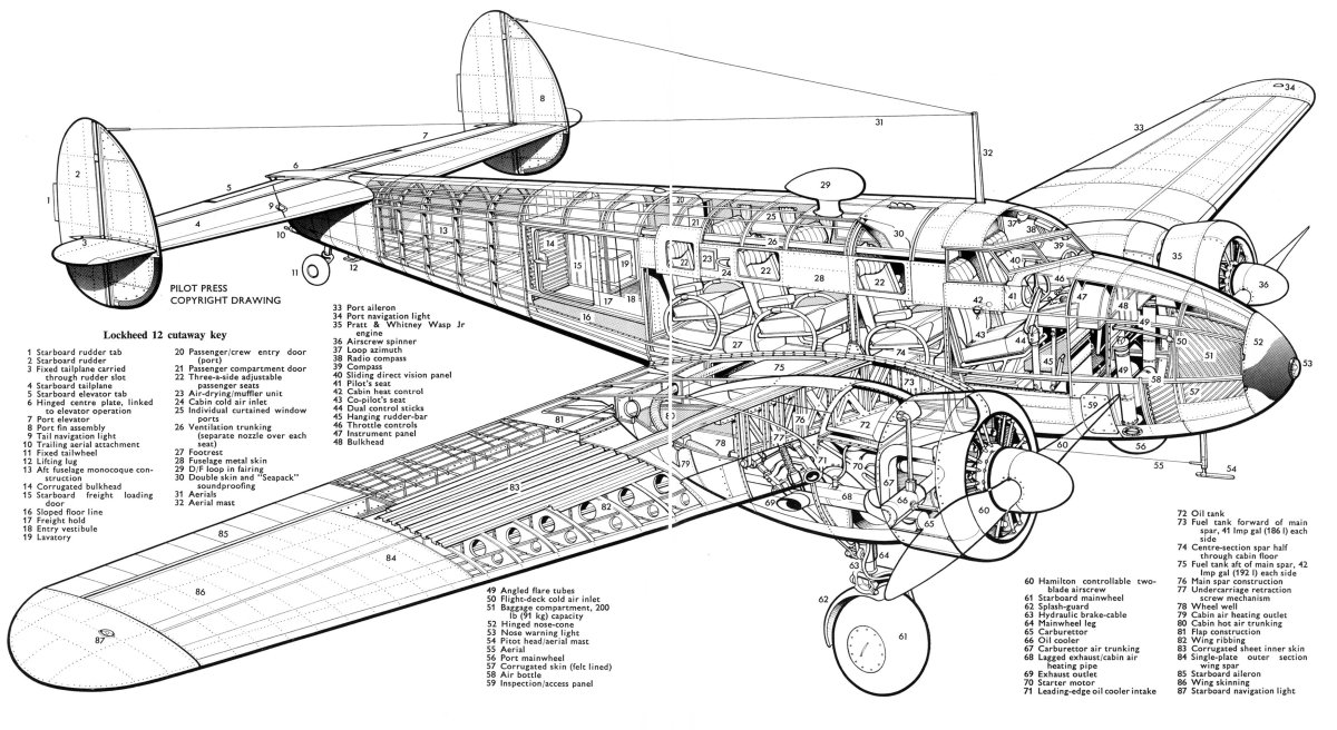 Lockheed PV-1 Ventura чертежи