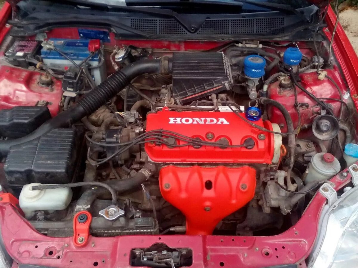 Honda Civic 6 Ek под капотом