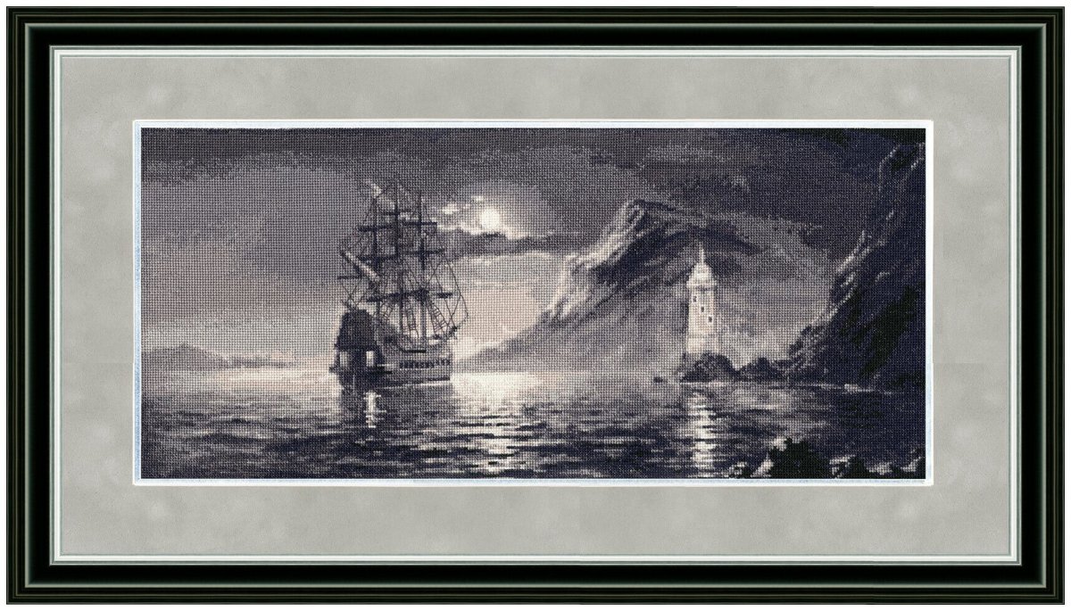 Набор для вышивания мм-018 Лунная дорожка