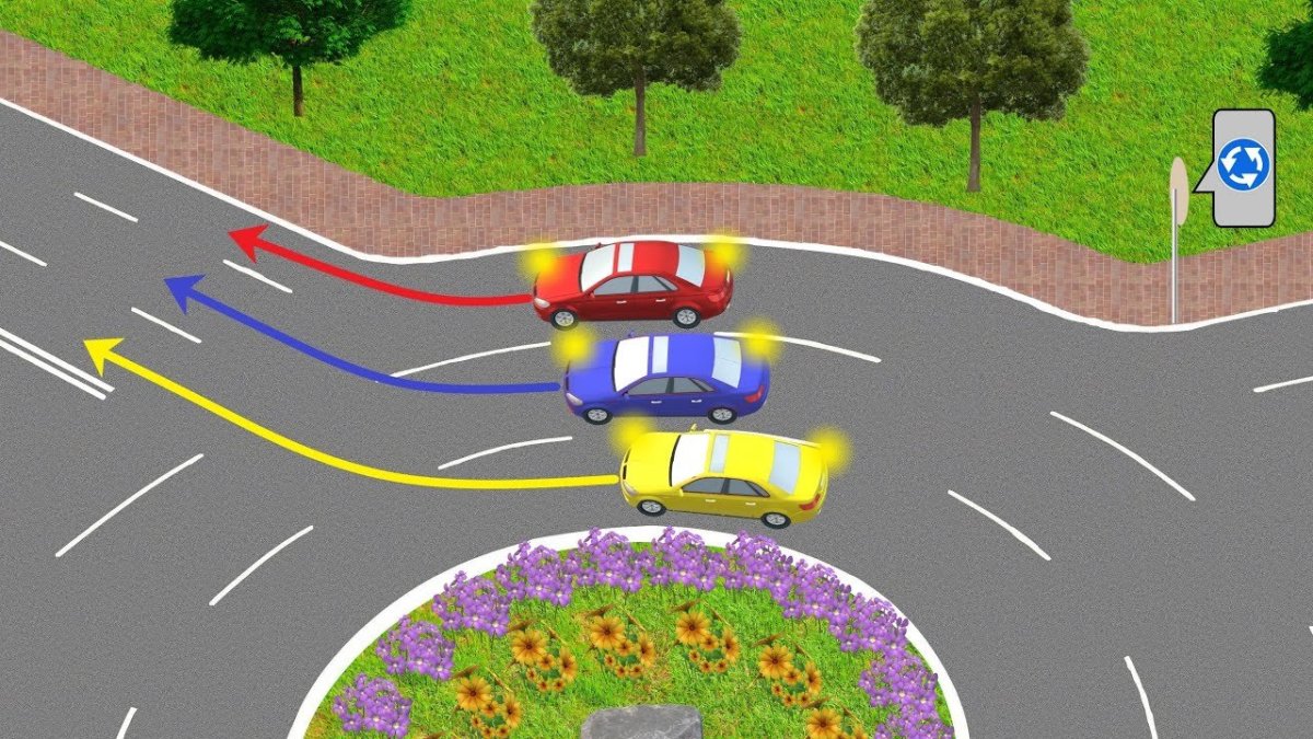 Съезды на круговом движении