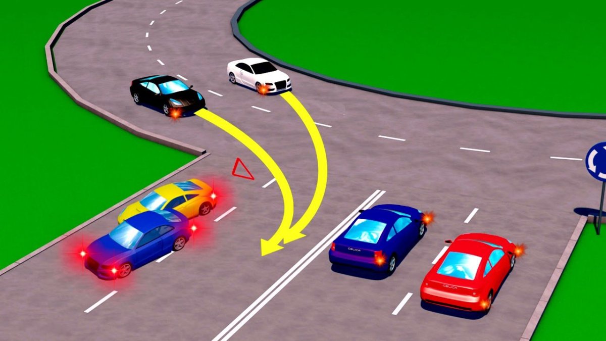 Полосы движения на дороге