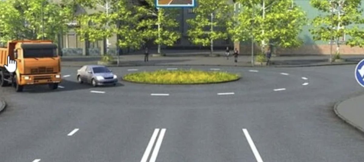 Круговое движение для грузовых автомобилей