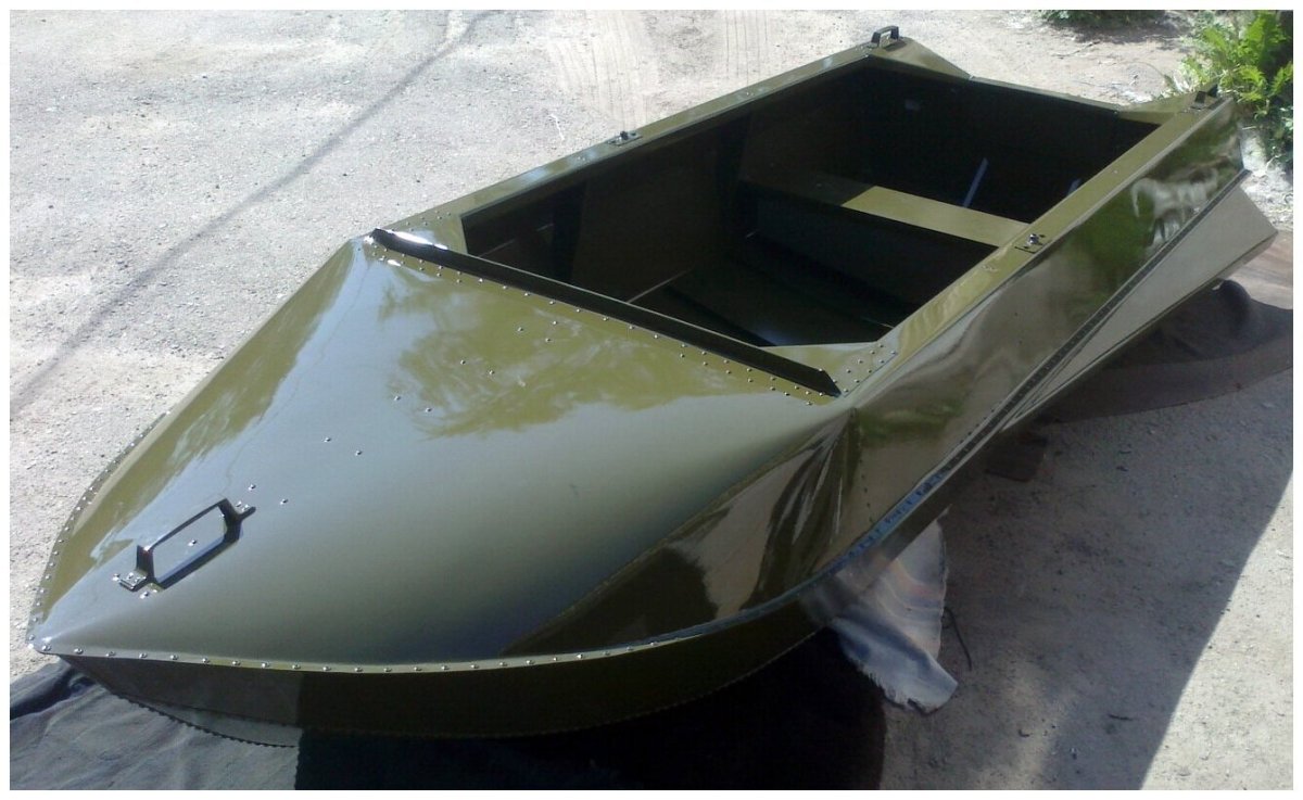 Алюминиевая лодка романтика-н 3.0 м., с булями