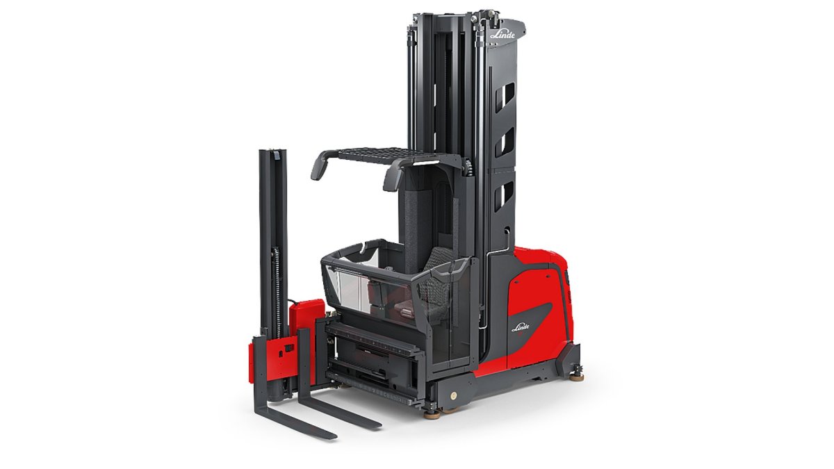 Узкопроходный штабелер Линде