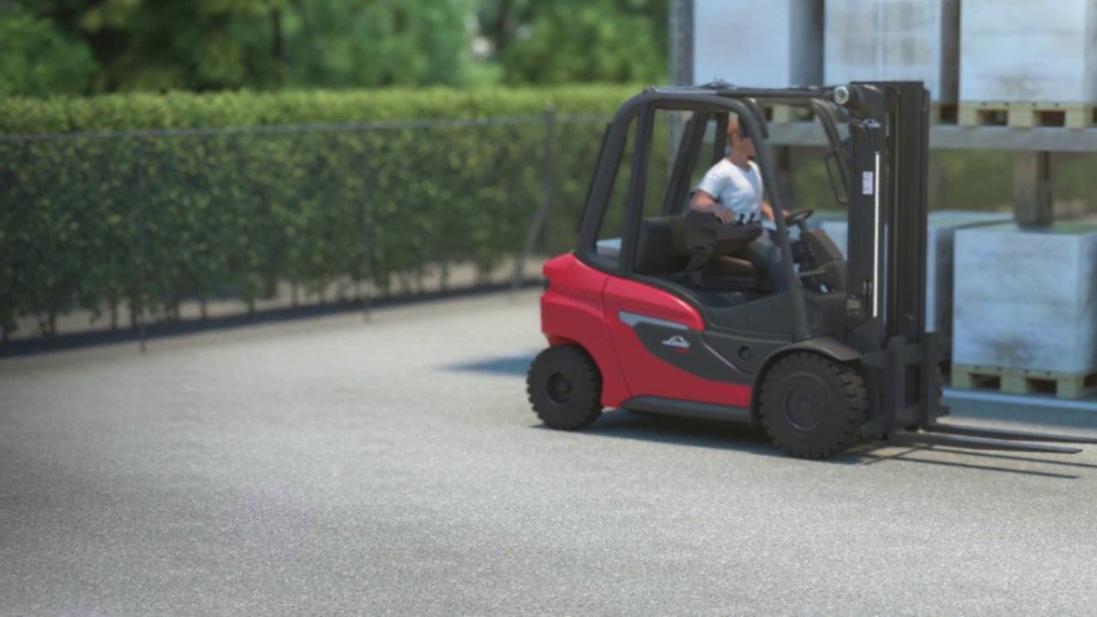 Автопогрузчик Linde h35d