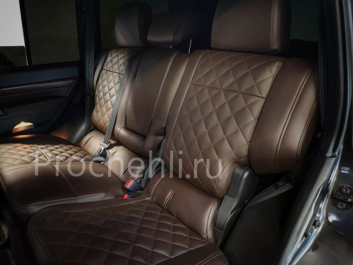 Перетяжка салона Паджеро 4