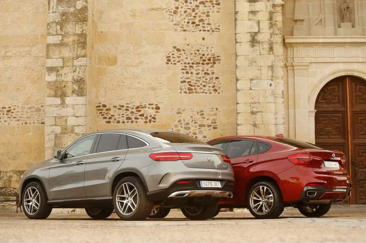 BMW x6 vs Mercedes GLE Coupe