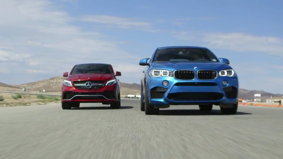 БМВ x6 vs Mercedes
