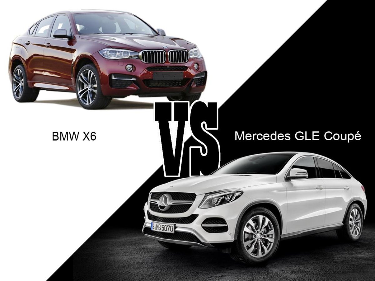 BMW x6 vs GLE Coupe