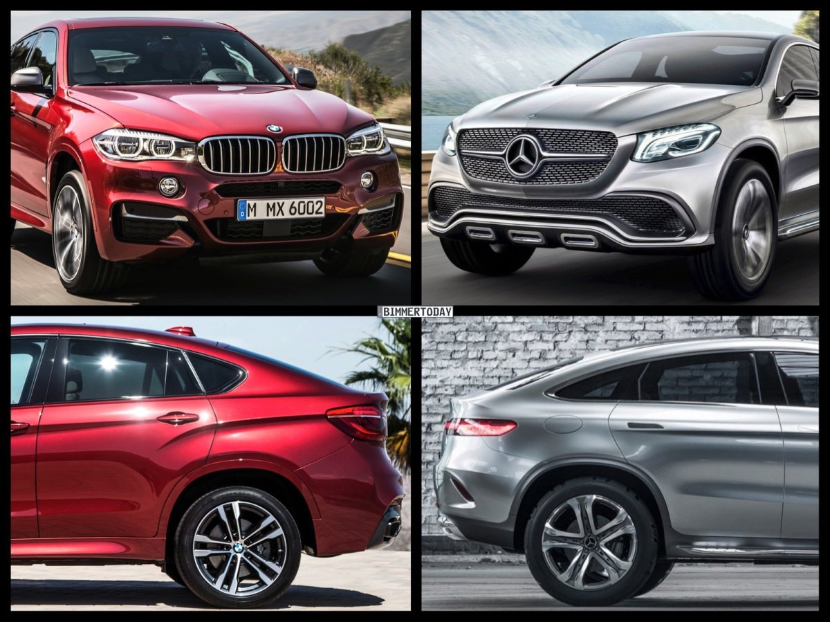 Мерседес под БМВ х6