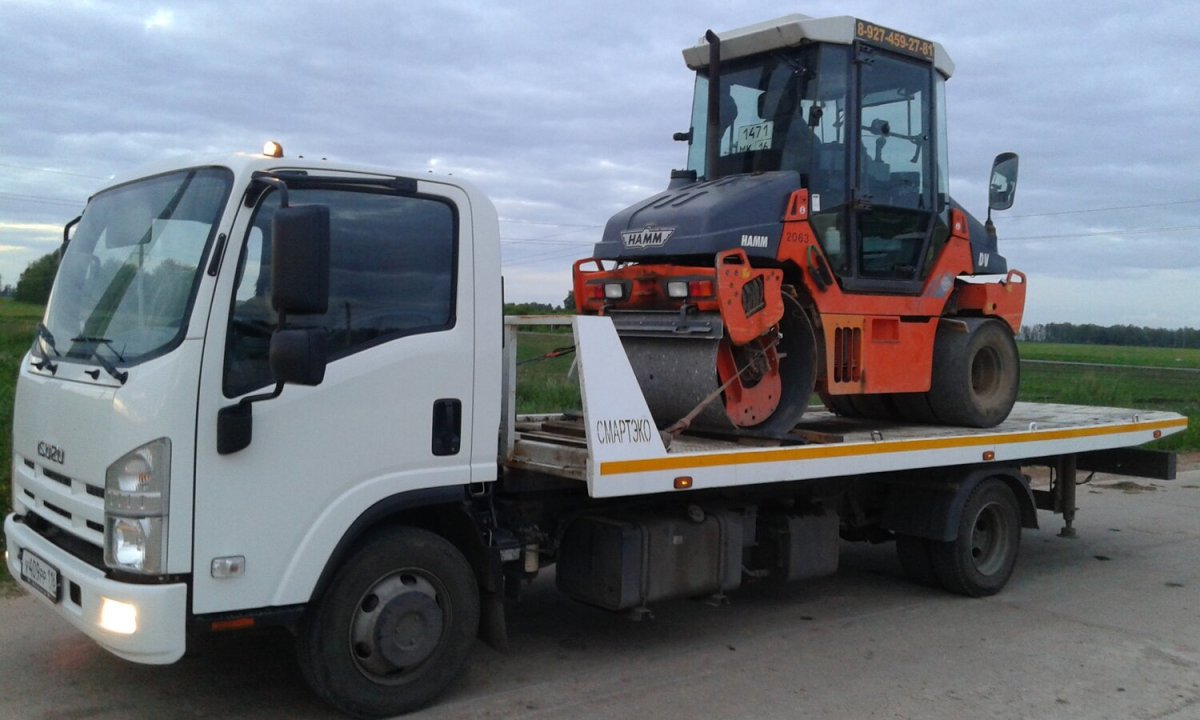 Эвакуатор для строительной техники