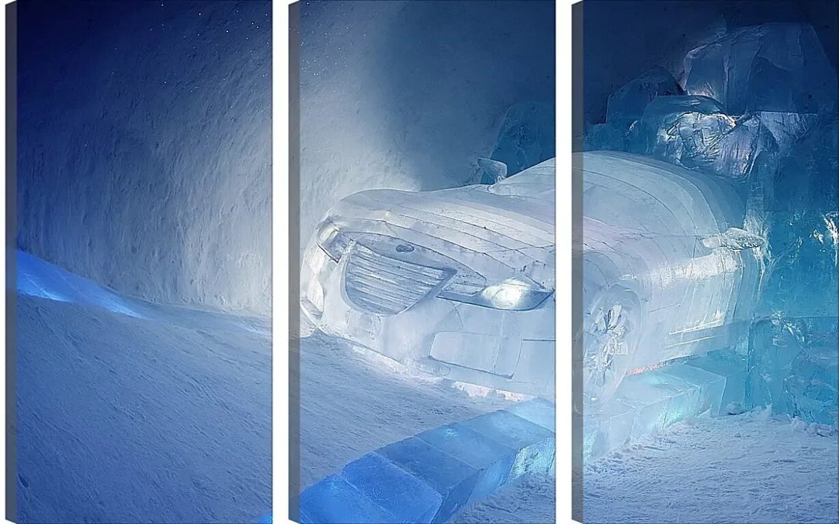 Автомобиль из льда