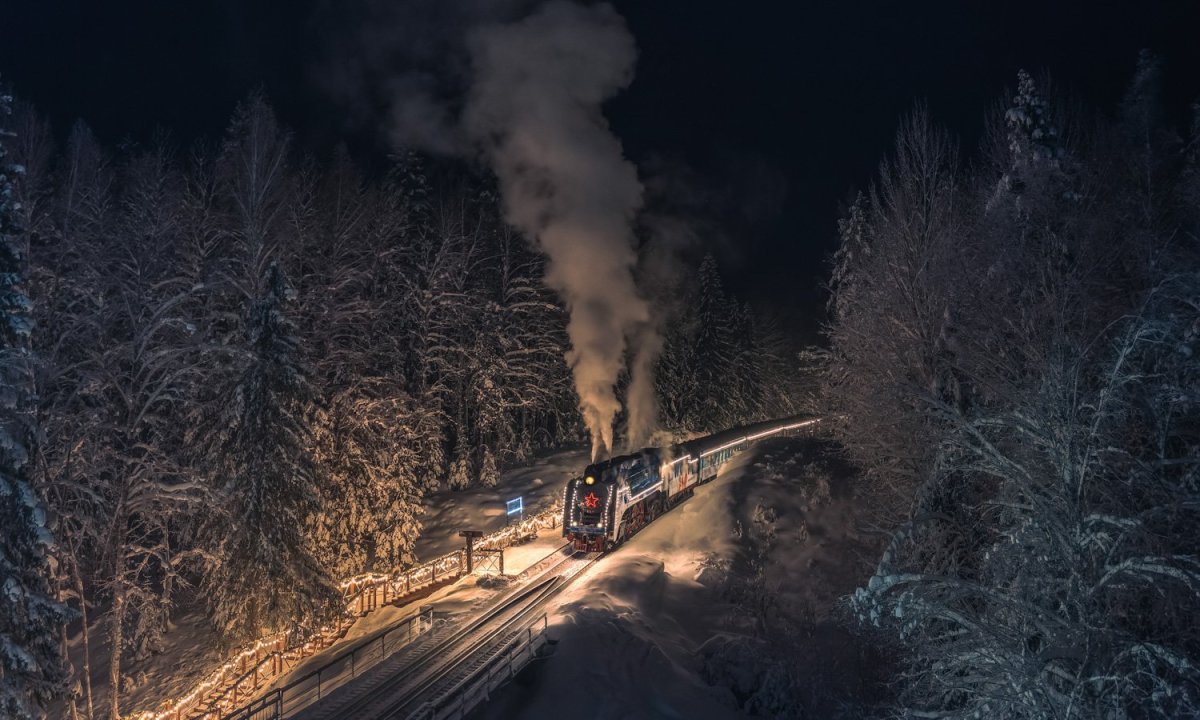 Поезд Деда Мороза Сортавала