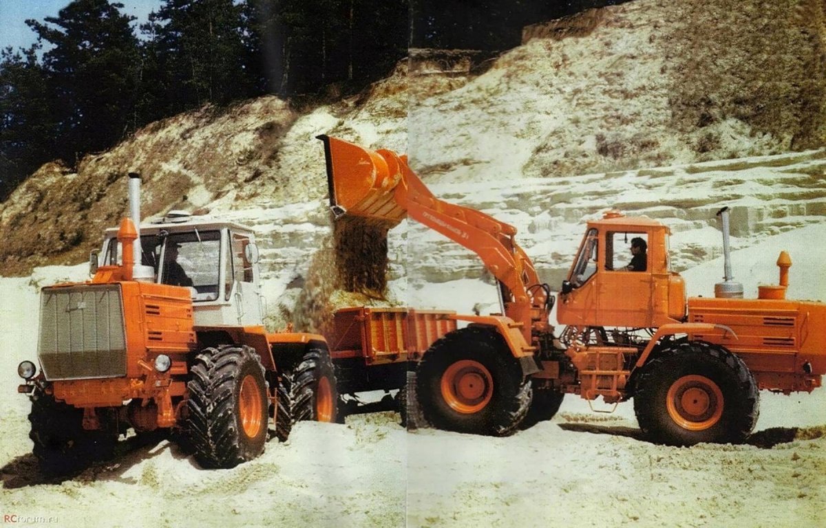 Русские трактора погрузчики