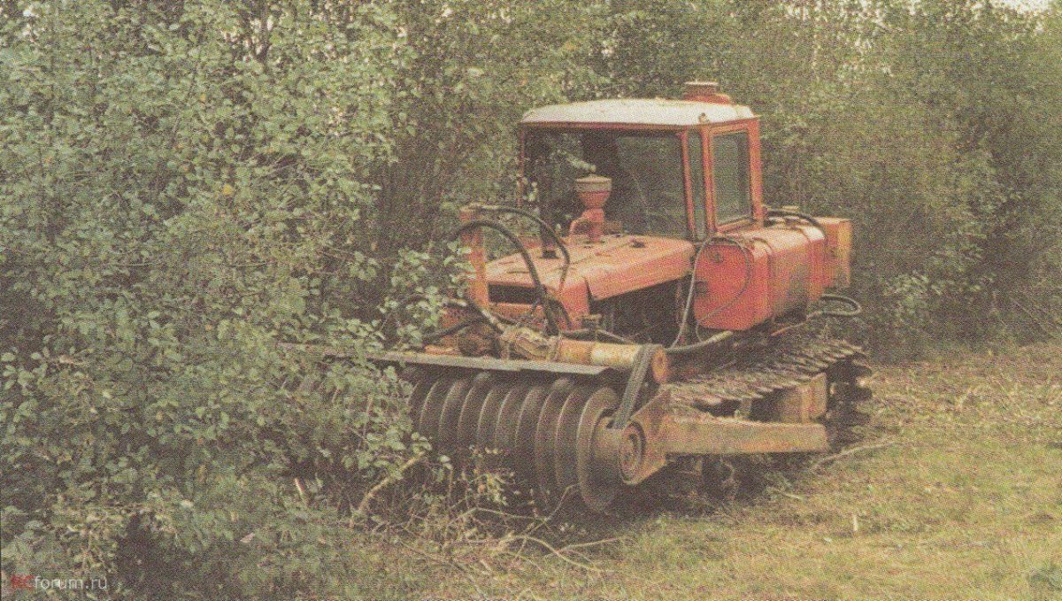 Корчеватель пней на ДТ 75