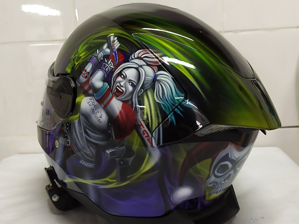 Мотошлем Харли Квинн