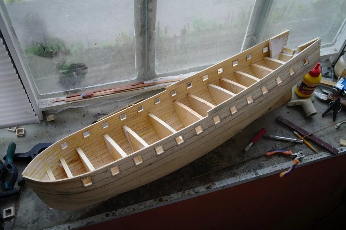 Шпангоуты парусного корабля