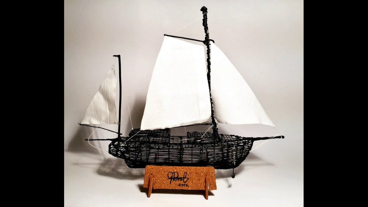 Кораблик 3д ручкой