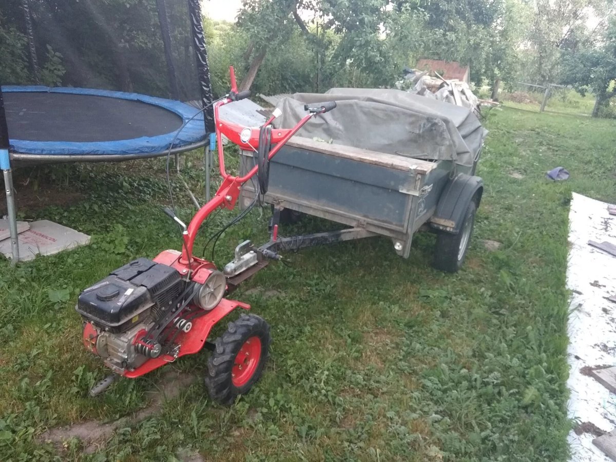 Прицеп из мотоблока салют агат